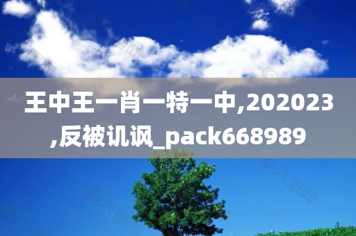 王中王一肖一特一中,202023,反被讥讽_pack668989