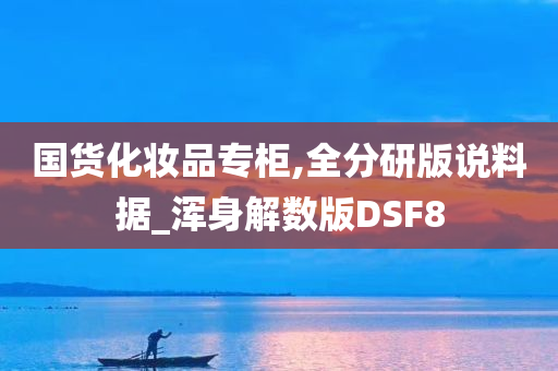 国货化妆品专柜,全分研版说料据_浑身解数版DSF8