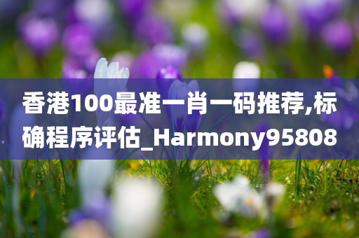 香港100最准一肖一码推荐,标确程序评估_Harmony958080