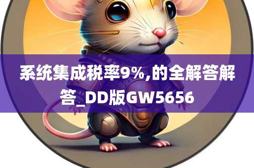 系统集成税率9%,的全解答解答_DD版GW5656