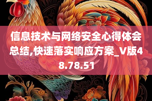 信息技术与网络安全心得体会总结,快速落实响应方案_V版48.78.51