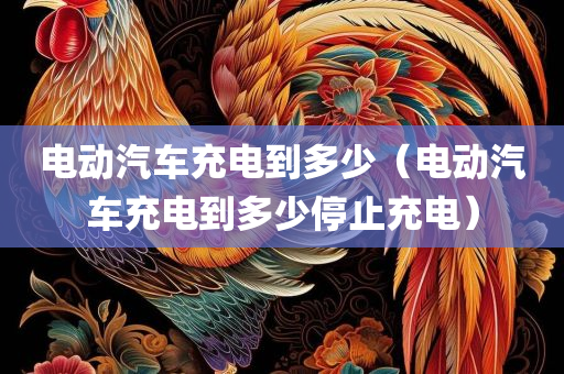 电动汽车充电到多少（电动汽车充电到多少停止充电）