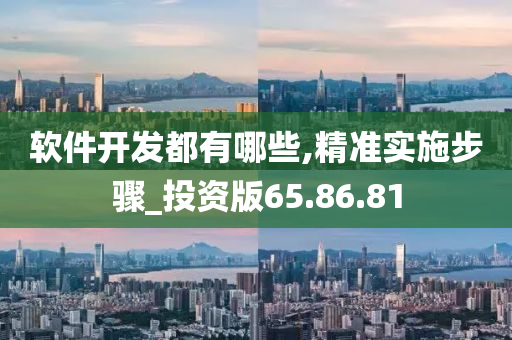 软件开发都有哪些,精准实施步骤_投资版65.86.81