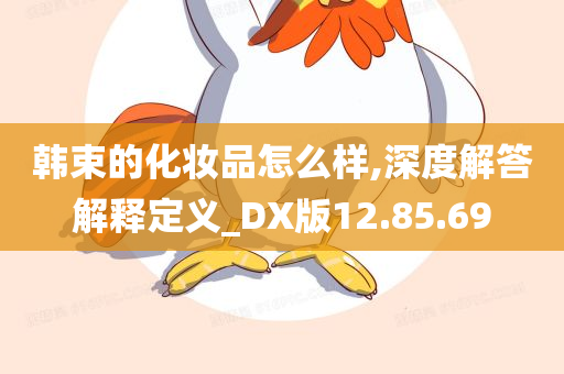 韩束的化妆品怎么样,深度解答解释定义_DX版12.85.69