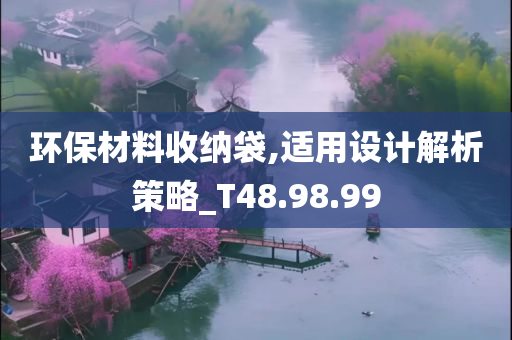 环保材料收纳袋,适用设计解析策略_T48.98.99