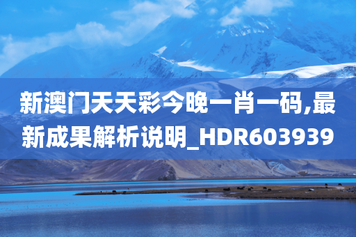 新澳门天天彩今晚一肖一码,最新成果解析说明_HDR603939