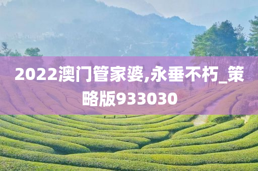 2022澳门管家婆,永垂不朽_策略版933030