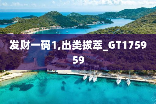 发财一码1,出类拔萃_GT175959