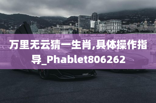 万里无云猜一生肖,具体操作指导_Phablet806262