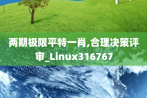 两期极限平特一肖,合理决策评审_Linux316767