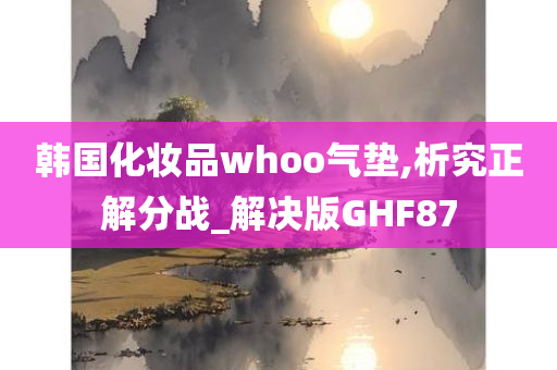 韩国化妆品whoo气垫,析究正解分战_解决版GHF87