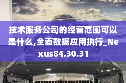 技术服务公司的经营范围可以是什么,全面数据应用执行_Nexus84.30.31