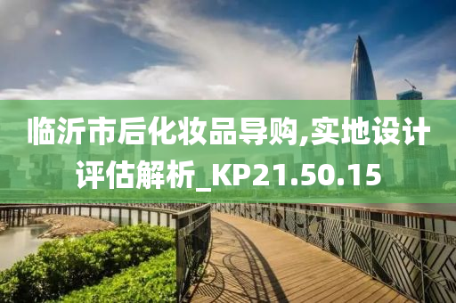 临沂市后化妆品导购,实地设计评估解析_KP21.50.15