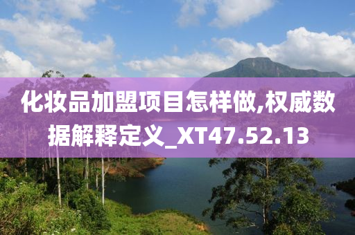 化妆品加盟项目怎样做,权威数据解释定义_XT47.52.13