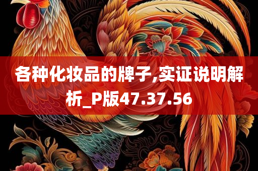 各种化妆品的牌子,实证说明解析_P版47.37.56