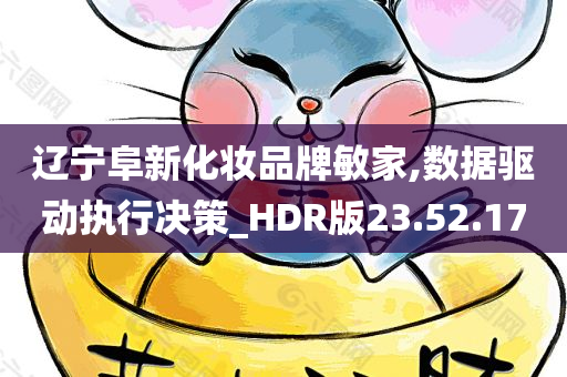 辽宁阜新化妆品牌敏家,数据驱动执行决策_HDR版23.52.17