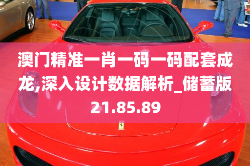 澳门精准一肖一码一码配套成龙,深入设计数据解析_储蓄版21.85.89