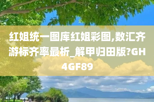 红姐统一图库红姐彩图,数汇齐游标齐率最析_解甲归田版?GH4GF89