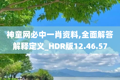 神童网必中一肖资料,全面解答解释定义_HDR版12.46.57