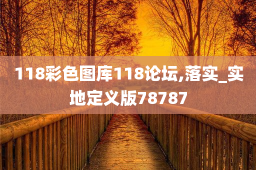 118彩色图库118论坛,落实_实地定义版78787