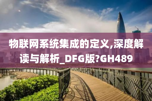 物联网系统集成的定义,深度解读与解析_DFG版?GH489