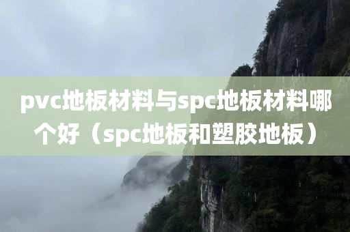 pvc地板材料与spc地板材料哪个好（spc地板和塑胶地板）