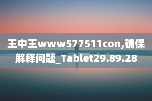 王中王www577511con,确保解释问题_Tablet29.89.28