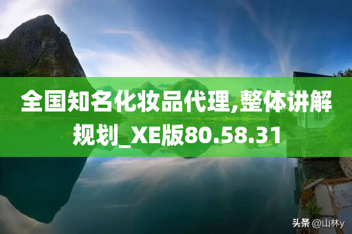 全国知名化妆品代理,整体讲解规划_XE版80.58.31