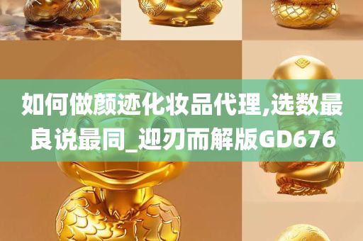 如何做颜迹化妆品代理,选数最良说最同_迎刃而解版GD676