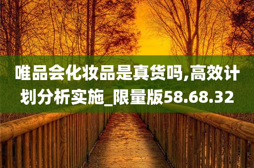 唯品会化妆品是真货吗,高效计划分析实施_限量版58.68.32