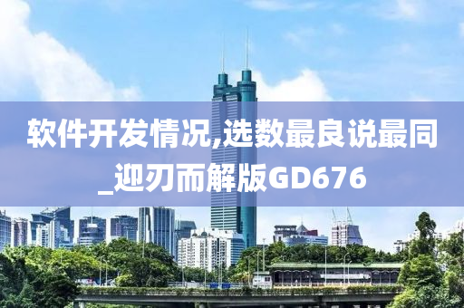 软件开发情况,选数最良说最同_迎刃而解版GD676