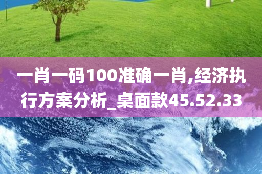 一肖一码100准确一肖,经济执行方案分析_桌面款45.52.33