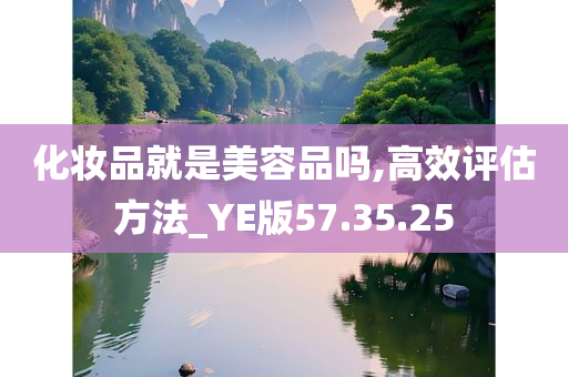 化妆品就是美容品吗,高效评估方法_YE版57.35.25