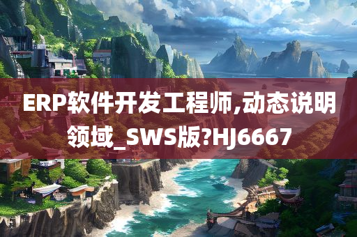 ERP软件开发工程师,动态说明领域_SWS版?HJ6667