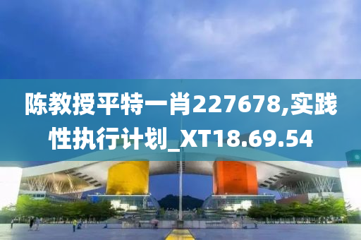 陈教授平特一肖227678,实践性执行计划_XT18.69.54