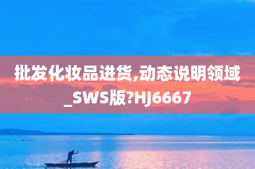 批发化妆品进货,动态说明领域_SWS版?HJ6667