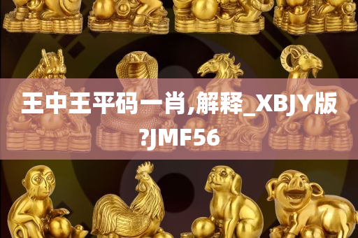 王中王平码一肖,解释_XBJY版?JMF56