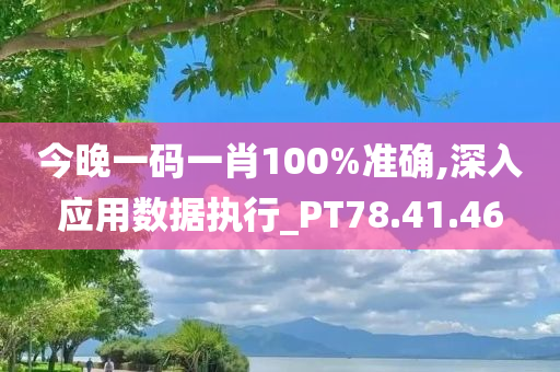 今晚一码一肖100%准确,深入应用数据执行_PT78.41.46