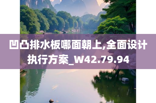 凹凸排水板哪面朝上,全面设计执行方案_W42.79.94