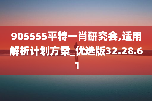 905555平特一肖研究会,适用解析计划方案_优选版32.28.61