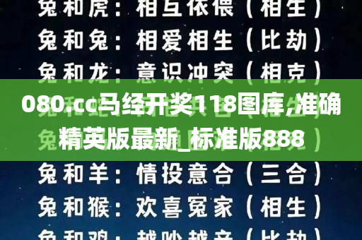 080.cc马经开奖118图库,准确精英版最新_标准版888