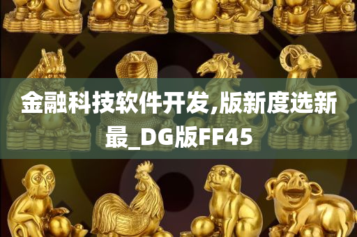 金融科技软件开发,版新度选新最_DG版FF45