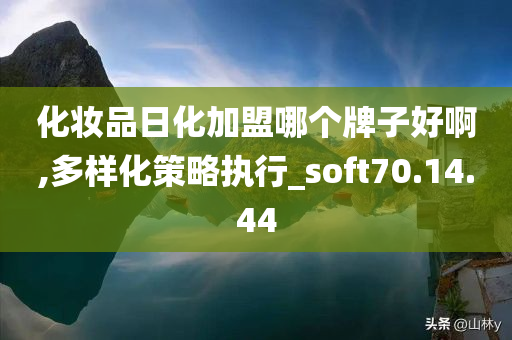 化妆品日化加盟哪个牌子好啊,多样化策略执行_soft70.14.44