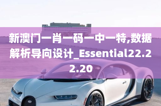 新澳门一肖一码一中一特,数据解析导向设计_Essential22.22.20