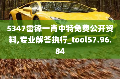 5347雷锋一肖中特免费公开资料,专业解答执行_tool57.96.84