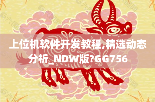 上位机软件开发教程,精选动态分析_NDW版?GG756