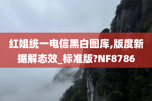 红姐统一电信黑白图库,版度新据解态效_标准版?NF8786