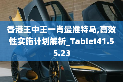 香港王中王一肖最准特马,高效性实施计划解析_Tablet41.55.23