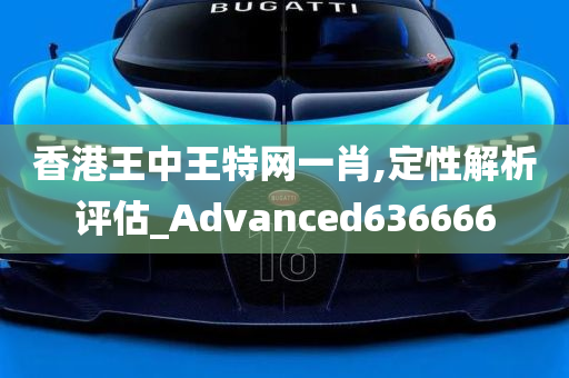 香港王中王特网一肖,定性解析评估_Advanced636666