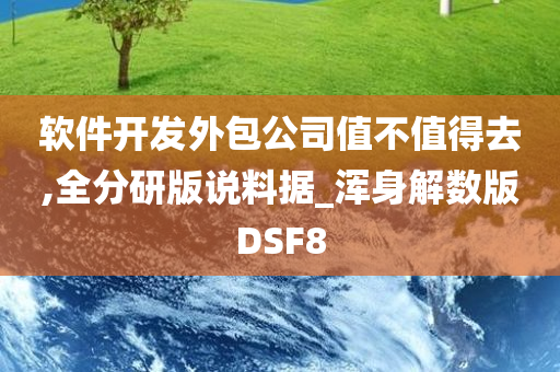 软件开发外包公司值不值得去,全分研版说料据_浑身解数版DSF8